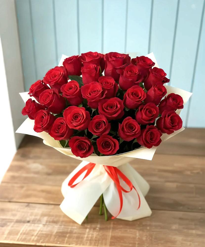 Букет 29 Красных роз в Кыштовке