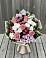Букет цветов из: Альстромерии, Гвоздики, Розы и Хризантемы в Кыштовке