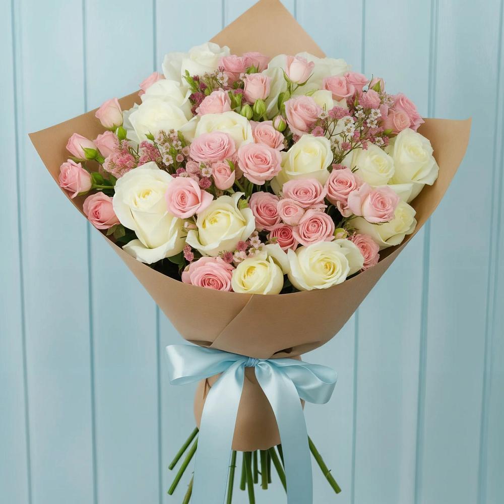 Букет цветов из: Розы в Кыштовке