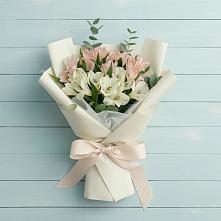 Букет цветов из:  Альстромерии в Кыштовке