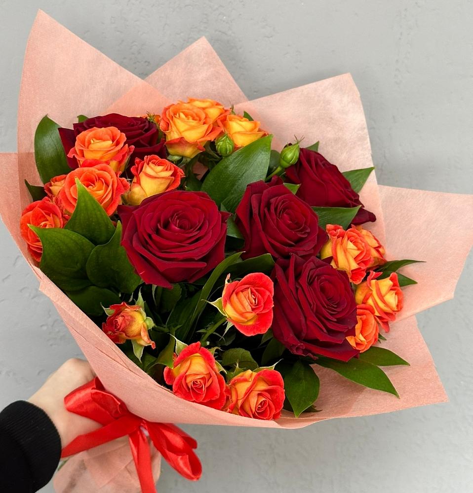 Букет Любовь и восторг в Кыштовке