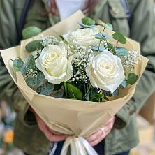 Букет Нежные грёзы в Кыштовке Букет цветов из: Розы в Кыштовке