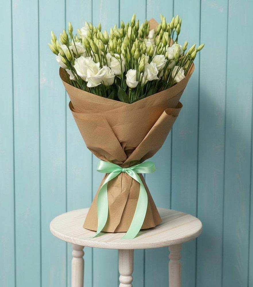 Букет цветов из: Лизиантусы в Кыштовке