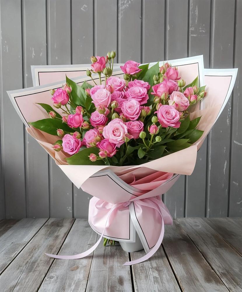 Букет Розовый кустик в Кыштовке