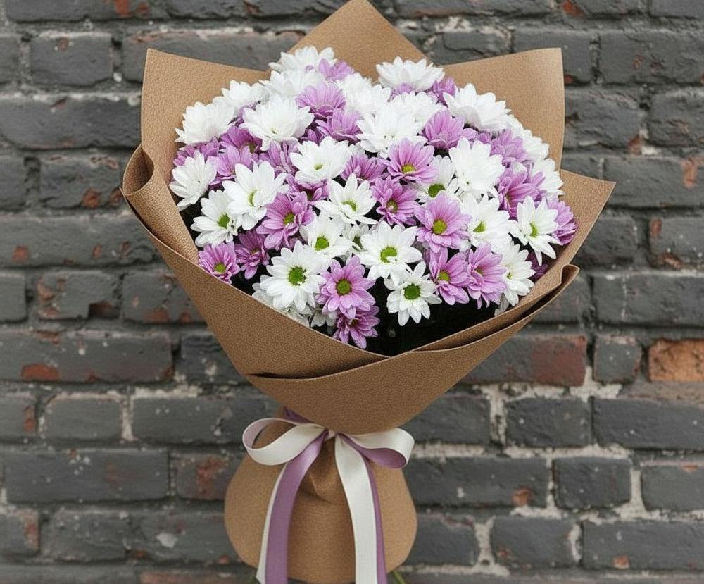 Букет цветов из: Хризантемы в Кыштовке