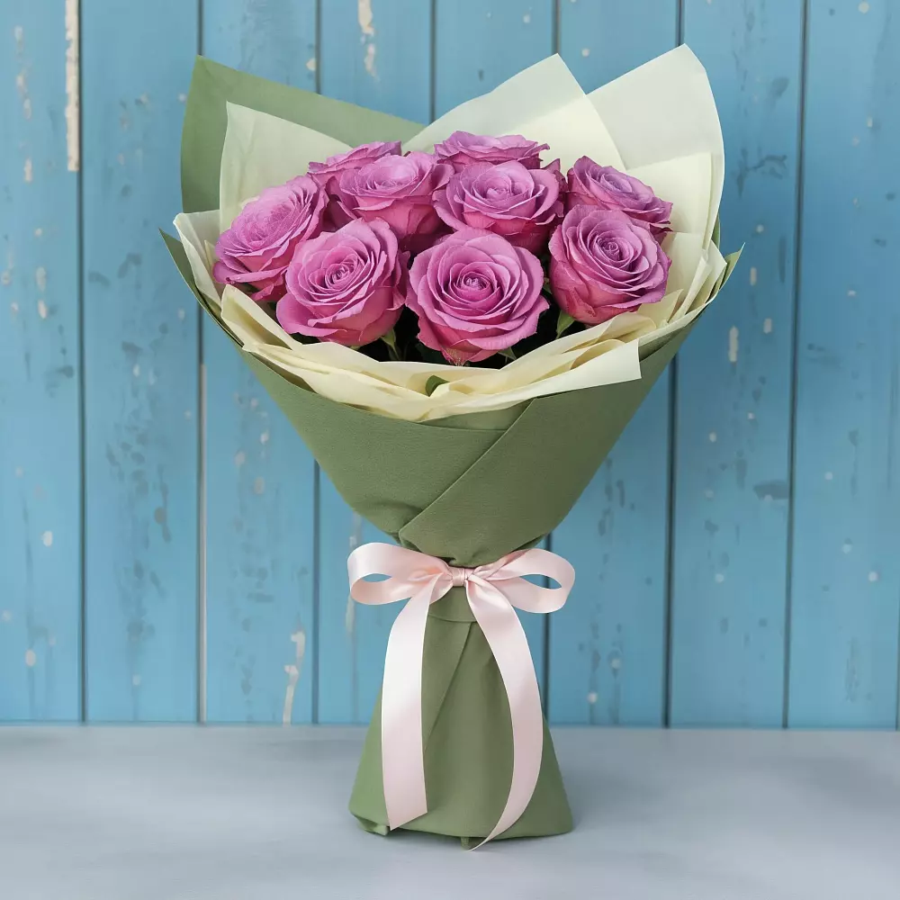 Букет Розы Фёрст Леди в Кыштовке