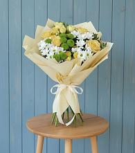 Букет цветов из:  Хризантемы и Розы #REPLACE_PRED# Кыштовке