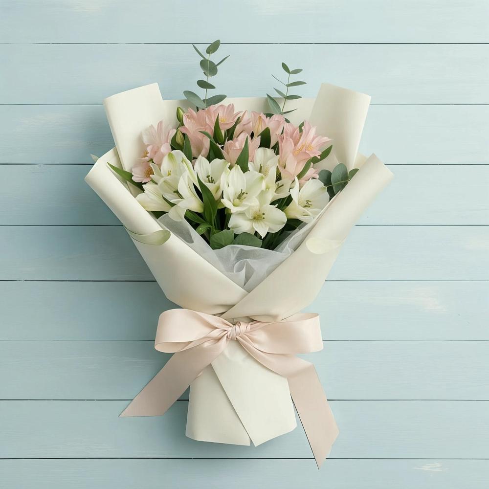 Букет цветов из: Альстромерии в Кыштовке