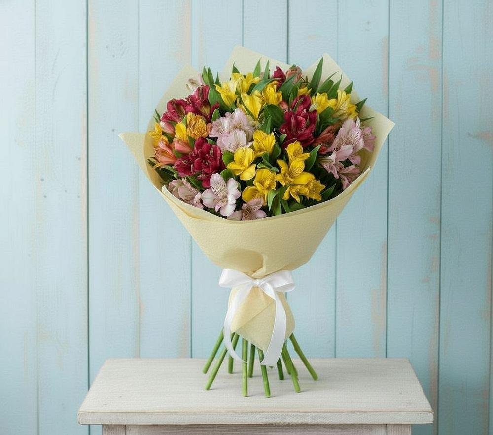Букет цветов из: Альстромерии в Кыштовке